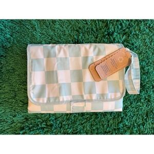 Tiny Twinkle Changing Pad Unisex OS Mint Green New Checkered Recycled rPet